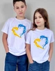 Подростковая футболка Спиногрыз Серце патріотичне СПИ-09748 140 см белый - изображение 1