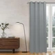 Штора на люверсах Decorator сіра 145х280 - зображення 1