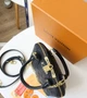 Сумка жіноча Louis Vuitton Alma Trunk BB чорна (013) - зображення 9