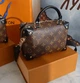 Сумка женская Louis Vuitton Petite Malle Souple Monogram коричневая (011) - изображение 11