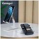 Подставка для планшета и телефона Knight Foldable Desk Mobile Phone Holder Stand (Plastic) Black Essager (EZJZM-QSSJ01) - изображение 2
