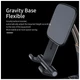 Подставка для планшета и телефона Knight Foldable Desk Mobile Phone Holder Stand (Plastic) Black Essager (EZJZM-QSSJ01) - изображение 7