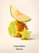 Подарунковий набір Victoria's Secret Tropical Melon Starfruit Hair & Body Mist + Shimmer Body Oil (710/715) - изображение 2