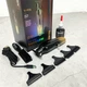 Аккумуляторный триммер VGR V-935 Gold Портативный триммер машинка для стрижки в золотистом корпусе с LED дисплеем 5 насадок - изображение 2