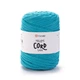 Шнур плетений YarnArt macrame cord 5 мм с сердечником для макраме яскраво-блакитний (№763) - изображение 2