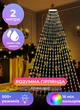 Смарт гірлянда на ялинку 2м 200 LED керування телефоном USB пульт святкова Smart новорічна Garlando - зображення 4