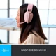 Bluetooth-гарнітура Logitech Zone Vibe 100 Wireless Rose (981-001224) Рожевий 38284 - изображение 14