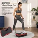Виброплатформа Gymtek XP500 Red до 180 кг для похудения и тонуса + Эспандеры - изображение 2