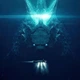 Постер Годзилла под водой, Godzilla, A3 42×30 см (id1265) - изображение 3