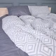 Простынь MirSon Бязь 17-4839 Cristiano 200x220 см (2200009578731) - изображение 3