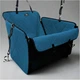 Автогамак для собак Comfort Mini Blue на 1/2 заднего сиденья, непромокаемый, прочный, со съёмными бортиками, автомобильный чехол для перевозки собаки в авто, цвет морская волна, SKU 005215, Your Stylish Hunter - изображение 14