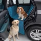 Автогамак для собак Comfort Mini Blue на 1/2 заднего сиденья, непромокаемый, прочный, со съёмными бортиками, автомобильный чехол для перевозки собаки в авто, цвет морская волна, SKU 005215, Your Stylish Hunter - изображение 4