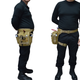 Тактичний стегновий підсумок-аптечка з системою швидкого відкриття Cordura 1000d DERBY Thigh IFAK койот - зображення 3