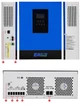 Гибридный инвертор EASUN POWER ISolar-SMT-6.2KW With Wi-Fi 6200 Вт 220 В, ток заряда 120А, MPPT (60-500В) - изображение 2