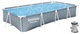 Басейн прямокутний Bestway 561FV 366*201*66 см 4000 л з фільтр-насосом (LN7-BW 561FV) - зображення 1