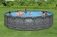 Каркасный бассейн Bestway 561JZ 40377 л 671x132 см песочный насос-фильтр/наполнитель для фильтра/лестница/тент (LN7-BW 561JZ) - изображение 5
