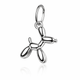 Серебряный кулон Dog Minimal (7391) - изображение 1