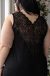 Ночная рубашка длинная XXL+ Нч1230 Чорный, 3XL - изображение 2