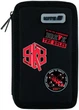 Пенал школьный Kite Break the Rules 2 отделения 20x12x4.5 см Черный (K26-623-4) - изображение 1