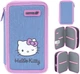 Пенал школьный Kite Hello Kitty 2 отделения 20x12x4.5 см Голубой с розовым (HK26-623) - изображение 3