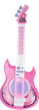 Gitara dziecięca z mikrofonem MalPlay na statywie Różowa 110083 (5901924231790) - obraz 1
