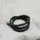 Браслет женский тонкая косичка из кожи черный(BB_30001738) - изображение 3