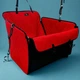 Автогамак для собак Comfort Mini Red, непромокаемый, прочный, автомобильная подстилка, автомобильный чехол для перевозки собаки, гамак на 1/2 заднего сиденья, цвет красный с черным, SKU 004388, Your Stylish Hunter - изображение 13