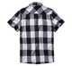 Сорочка чоловіча фланелева з коротким рукавом Brandit 3XL white/black (4032.46.3XL) - зображення 2