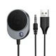 FM-трансмиттер Hoco E150 Path AUX Bluetooth 5.4 3.5 мм кабель 150 см серебро - изображение 1