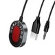 FM-трансмиттер Hoco E150 Path AUX Bluetooth 5.4 3.5 мм кабель 150 см серебро - изображение 3