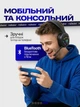 Наушники блютуз игровые беспроводные накладные для ПК ноутбука планшет телефона айфона Bluetooth iPhone гарнитура геймерская для айфон андроид с микрофоном rgb подсветка WALKER WBT-79 черные - изображение 5