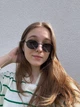 Овальні сонцезахисні окуляри Honey Fashion Accessories чорний+чорний (20к037) - изображение 1