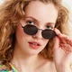 Овальні сонцезахисні окуляри Honey Fashion Accessories чорний+чорний (20к037) - изображение 2