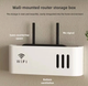 Органайзер-полка для роутера настенная подставка кронштейн для Wi-Fi S Черный - изображение 2