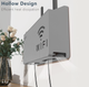 Полка- органайзер для роутера настенная подставка кронштейн для Wi-Fi Серый - изображение 5