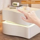 Тумбочка смарт MBXFO1 белая с LED подсветкой и беспроводной зарядкой 50x43x42 см Bluetooth Smart тумба - изображение 2