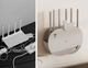 Настенный держатель для роутера полка органайзер для Wi-Fi роутера подставка кронштейн Белый - изображение 2