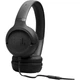 Наушники проводные полноразмерные JBL Tune 530 Black (JBLT530BLK), с микрофоном, mini-jack 3.5 мм, L-образный штекер, кабель 1.2 м, черные - изображение 1