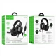 Дротові накладні навушники Hoco W113 Black з мікрофоном, USB, 7.1, кабель 2 м, USB (W113), Чорний - зображення 4