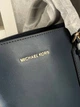 Жіноча сумка-тоут Michael Kors шкіряна Синя - зображення 2