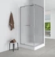 Душевая кабина с низким поддоном Mixxus Style SCT01-90x90x200-TR Chrome прозрачное стекло 6мм (MI8433) - изображение 2