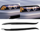 Реснички (накладки фар) BMW E39 черный глянец - изображение 3