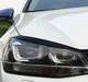 Реснички (накладки фар) Volkswagen Golf 7 черный глянец - изображение 3