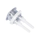 Комплект арматури: MIXXUS BUTTON-1807-1/2" спускна 2-х кнопочна + наповнювальна з нижнім підведенням, пластикове різьблення 1/2" (MI8476) - изображение 2