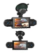 Автомобильный видеорегистратор, 4-канальный 360°, 3 камеры + задняя, 1080P, ночное видение, IPS экран, G-сенсор, циклическая запись - изображение 9