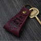 Брелок двусторонний из натуральной кожи со стильным тиснением(BB_30001621) - изображение 7