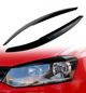 Реснички (накладки фар) Volkswagen Polo Mk5 6R 6C черный глянец (2011-2017) - изображение 1