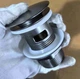 Донный клапан для раковины с переливом Zerix BV-09 GRAY 1 1/4" автоматический Click-Clack (Цвет графит) (MY0415) - изображение 2