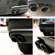 Наконечники глушителя VW Bora / Polo / Jetta 6 / Passat B7 CC / Golf 6 7 / Tiguan / Scirocco черные - изображение 8