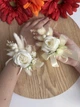 Свадебные бутоньерки пара роза, сухоцвет - изображение 3